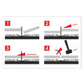 AW TLS Clip & Wedge Set Standard Tile Levelling System 1.5mm, 7-15mm, 50+50pcs