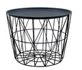 Tray Table Basket Avignon, dark grey