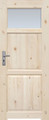 Radex Internal Door Lugano 80, right, solid pine