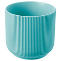 GRADVIS Plant pot, in/outdoor blue-turquoise, 12 cm