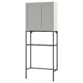 ENHET Storage combination, anthracite/grey frame, 80x32x204 cm