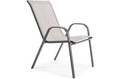 Garden Chair Porto, metal, grey