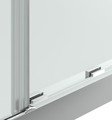 GoodHome Sliding Shower Door Beloya 140 cm, chrome/transparent