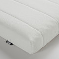 HEMNES Day-bed w 3 drawers/2 mattresses, white/Åfjäll medium firm, 80x200 cm