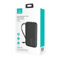 USAMS Power Bank Powerbank PB56 10000mAh 2xUSB, black