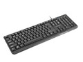 UNW Keyboard Trout Slim black USB CZ/SK