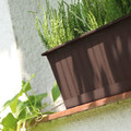 Balcony Plant Pot Box Agro 100 cm, brown