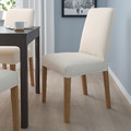 BERGMUND Chair, oak, Hallarp beige