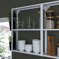 ENHET Kitchen, white, oak effect, 223x63.5x222 cm