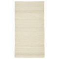 TIDTABELL Rug, flatwoven, beige, 80x150 cm