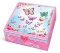 Pulio Music Box with Shelves Pecoware Butterflies 6+