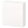 BESTÅ Wall-mounted cabinet combination, white/Lappviken white, 60x22x64 cm