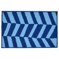 FRIMÄRKE Door mat, blue/light blue, 40x60 cm