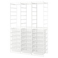 JONAXEL Frame/mesh baskets/clothes rails, 148x51x207 cm