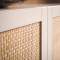 STUDSVIKEN Door/drawer front, white/woven poplar, 60x38 cm