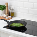 HEMLAGAD Frying pan, black, 28 cm