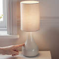 GoodHome Table Lamp Tertrez E14, grey