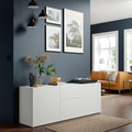 BESTÅ Storage combination with drawers, white, Lappviken white, 180x42x65 cm