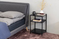 Bedside Table Seaford, black