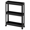 VESKEN Trolley, black, 54x18x71 cm