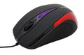 Esperanza Wired Optical Mouse SIRIUS EM102R USB, black-red