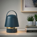 VAPPEBY Bluetooth speaker lamp, outdoor/blue