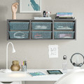 TROFAST Wall storage, grey/grey-blue, 99x21x30 cm