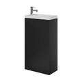 GoodHome Wash-basin Cabinet Imandra 44 cm, matt black