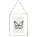 LERBODA Frame, gold-colour, 20x25 cm