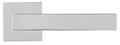 Door Handle Verso Qubik, square rose, glossy chrome