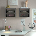 TROFAST Wall storage, grey/dark grey, 34x21x30 cm