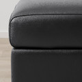 VIMLE Chaise longue, Grann/Bomstad black