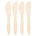 SMÖRKLICK Butter knife set , pine, 24 cm, 4 pack