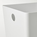 KUGGIS Box, white, 18x26x15 cm