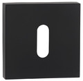 Door Escutcheon Verso Qubik, black