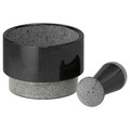 ÄDELSTEN Pestle and mortar, marble black