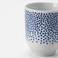 ENTUSIASM Mug, patterned, blue, 22 cl, 4 pack