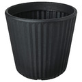 BJÖRNBAMBU Plant pot, in/outdoor dark grey, 32 cm