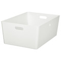 KUGGIS Box, white, 37x54x21 cm