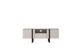 TV Cabinet Verica 150 cm, cashmere/black legs