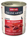 Animonda GranCarno Junior Beef & Turkey Hearts Dog Wet Food 800g