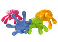 Kiwi Walker Let's Play Dog Toy Octopus Mini, orange