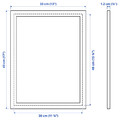 FISKBO Frame, light grey-green, 30x40 cm