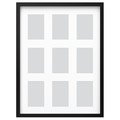 RÖDALM Frame for 9 picture, black, 46x61 cm