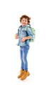 Kidzroom Children's Backpack Mini Giraffe green