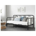 FYRESDAL Day-bed frame, black, 80x200 cm