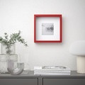 SANNAHED Frame, red, 25x25 cm