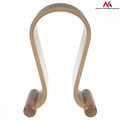 Maclean Headphones Stand Wooden Light Oak MC-815O