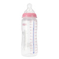 NUK First Choice Plus Baby Bottle with Temperature Control 300ml 6-18m, pink