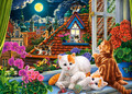 Castorland Children's Puzzle Kittens on the Roof 180ps 7+